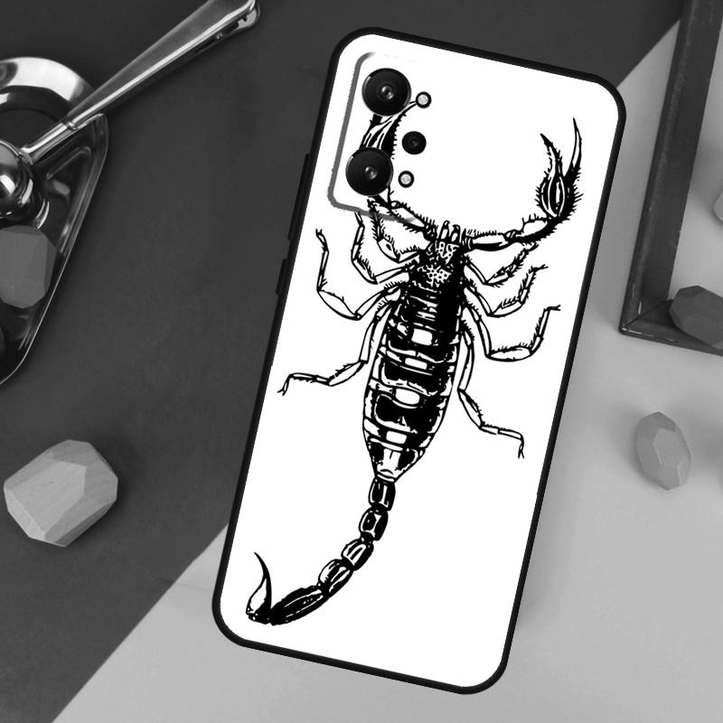 Scorpion Case For Realme GT 7 Pro GT 6 6T 5 C61 C67 C55 C53 C51 C21Y C25S C75 10 11 12 13 14 Pro Plus