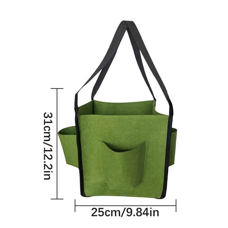 5 Gallon Grow Bags Bag For Gardening Plant Breathable Heavy Duty Cloth Pots With 4 Side Growth Pockets For Plants Garden