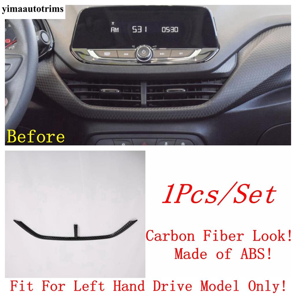 Carbon Fiber Gear Shift Panel / Window Lift / Steering Wheel / AC Air Outlet Cover Trim For Chevrolet Cavalier ONIX  - 2024