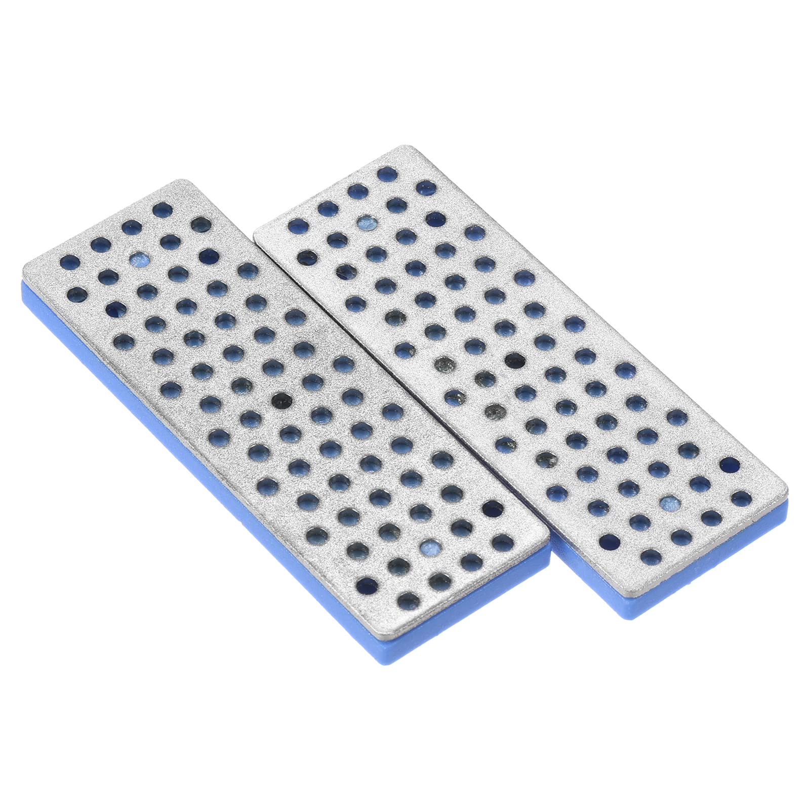 

PATIKIL 70mm 360 Grit Coarse Ski Snowboard Diamond Whetstone Set of 2 Ski Edge Sharpener Diamond Edge File Snowboard Whetstone Blue