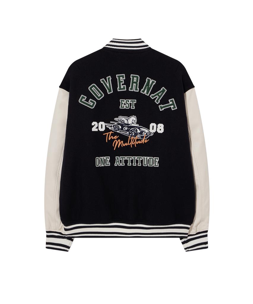COVERNAT Letterman Wool Varsity Dark Navy