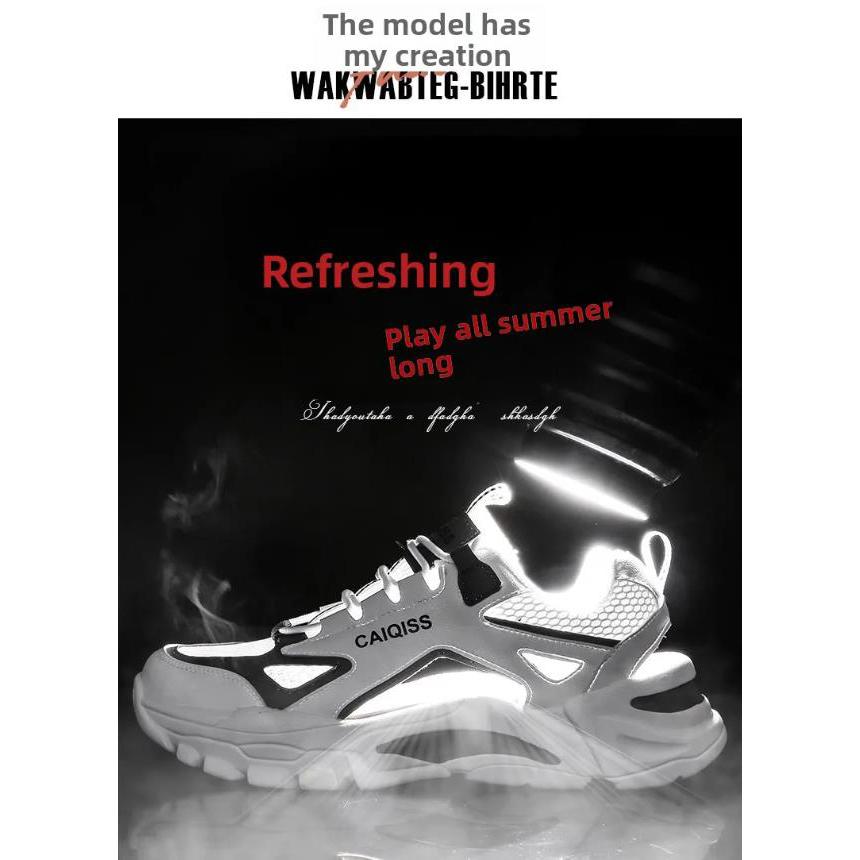 Men's Summer Sandals Breathable Sports Beach Shoes Outdoor Casual Slides for Teenagers Lightweight Footwear