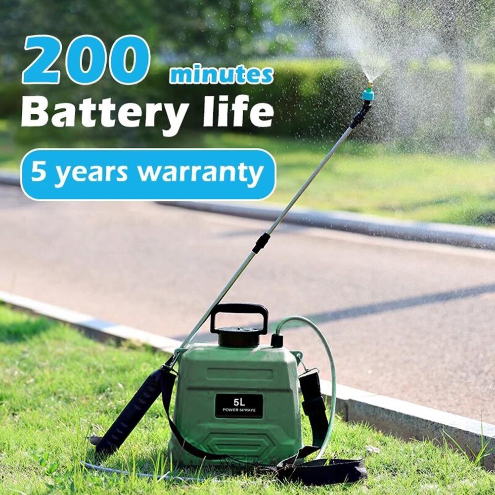Portable Electric Sprayer Shoulder Style Spraying Machine Garden Sprayer Rechargeable Handheld Pesticide Sprayer for Farms Lawn