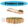 Dog Lovely Pumpkin Collar Leash Comfortable Dog Collar Leash for Medium Dogs Leash Harvest Theme Leash