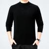 Hochwertiger Herren-Pullover aus reiner Kaschmirwolle mit Rundhalsausschnitt - 2024 Winter Warme Strickware für mittleres und älteres Alter