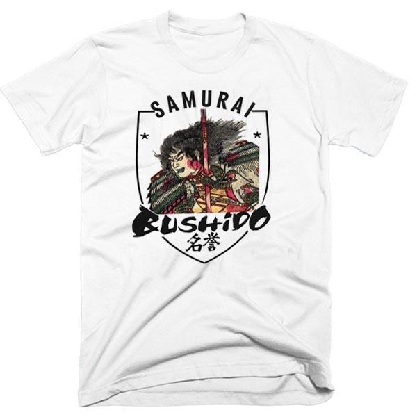 Samurai T-Shirt Bushido Japanese Warrior Class Fight Till Death Kanji XXXXL