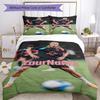 Haaland 270 Customize Your Name Bedding Set Breathable Duvet Cover with Pillowcases Home Decoration Birthday Gift