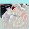 Comfortable Jelly Skin 8016 Heart Patterned Mid Rise Seamless Panties For Young Girls