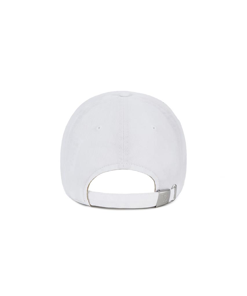 Bajal Logo Oversized Chino Ball Cap White