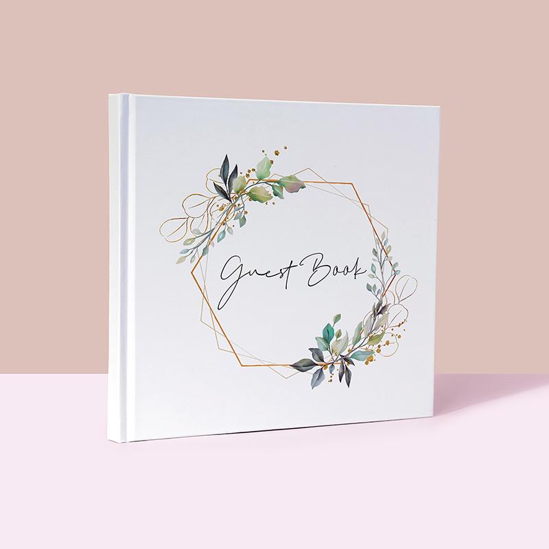 Wedding Guest Book Guest Sign In Book Guestbook For Reception, Engagement, Anniversary Keepsakes, Wedding Gifts
