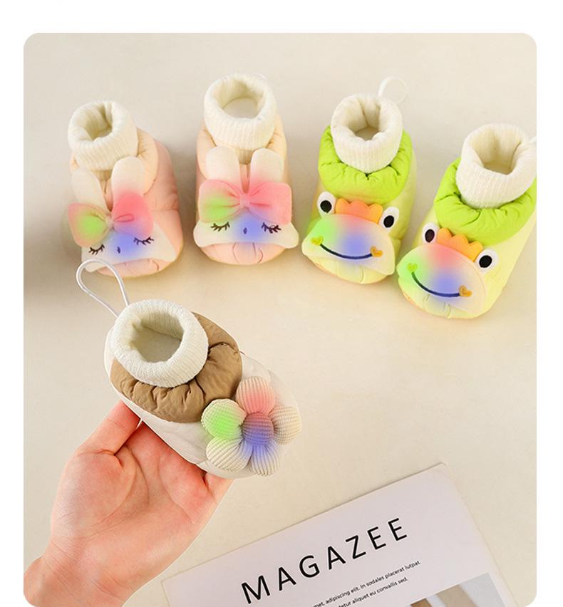 Cozy Winter Baby Shoes: Thickened Non-Slip Soft Sole Socks for Toddlers