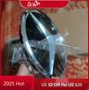 Cbjtoz1 Mercedes Benz 3D grotelių ženklelis Plokščias veidrodinis priekinis emblema W205 W212 W213 W204 ML W166 CLA C117 A W176 W177 C W204 E GLK X204