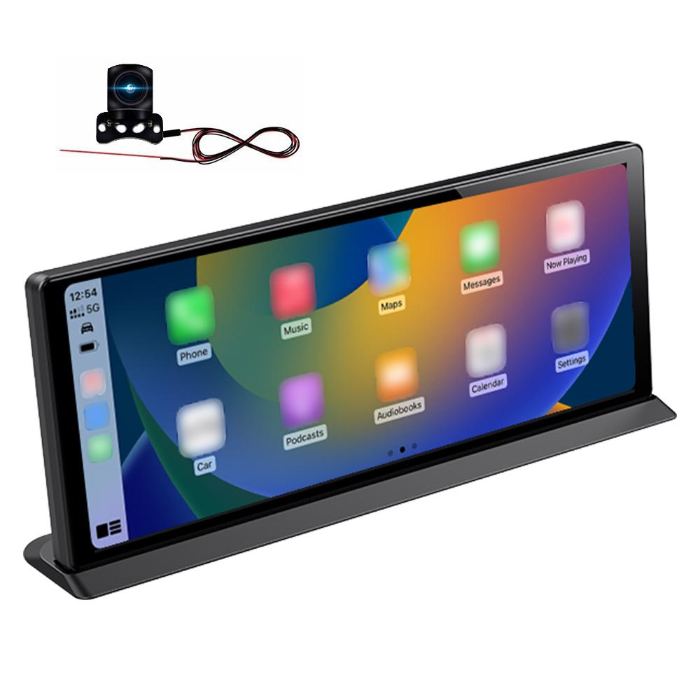 

Автомобильный видеорегистратор с высоким прозрачным экраном 11,3 дюйма, многофункциональный автомобильный видеорегистратор Carplay, авто MP5-плеер, автомобиль 1080P 0 чёрный