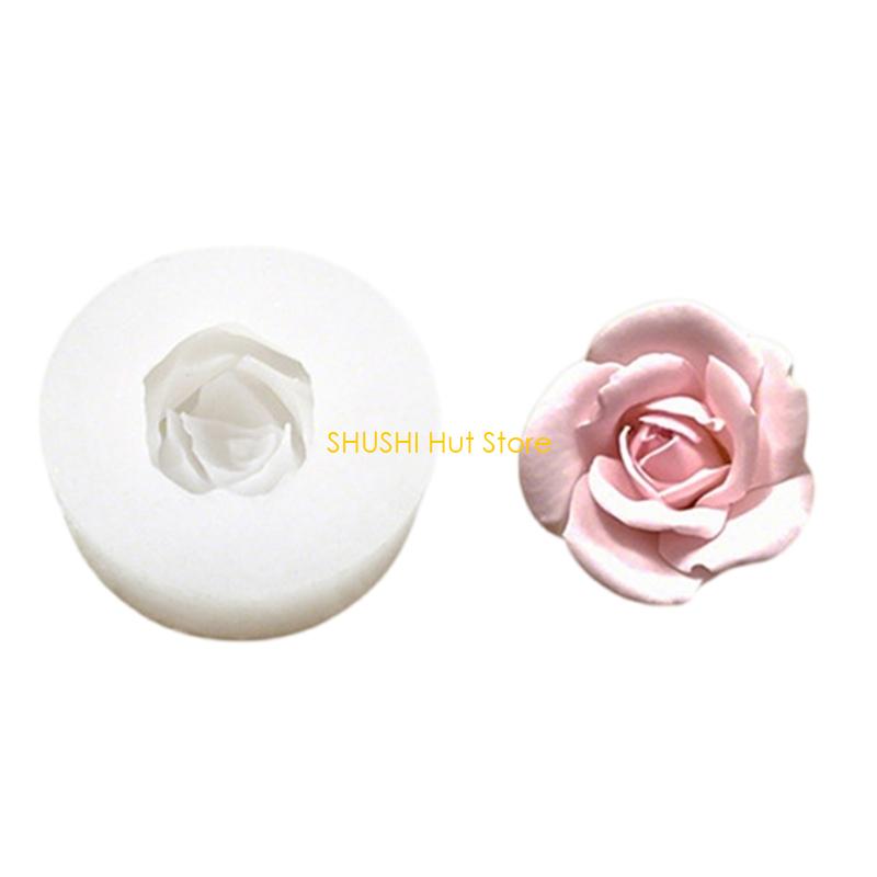 Valentines Rose Scented Silicone Mould Safe Reusable for Romance Craft and Home Decoration D57B