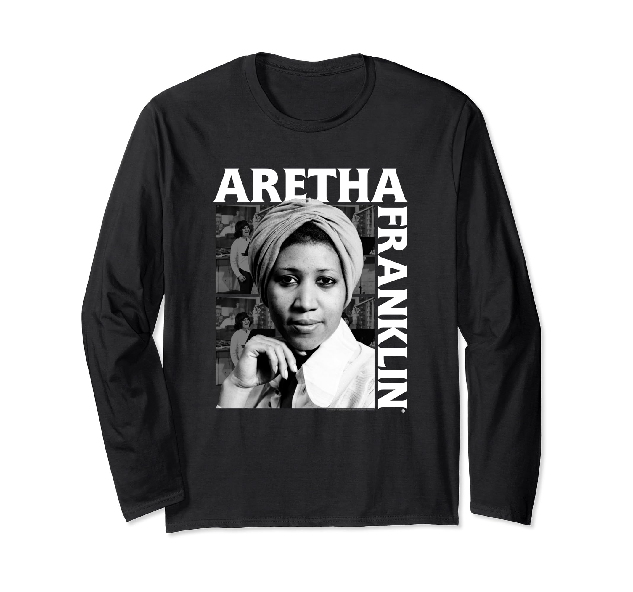 

Aretha Franklin Portrait by David Gahr Long Sleeve T-Shirt