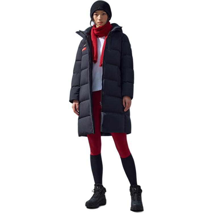 Anta Loose Fit Casual Water-Resistant Down Jacket Women Outerwear Basic-Black 162517906-2