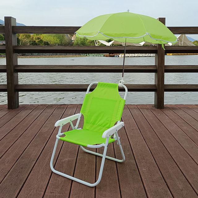 Kinder-Strandstühle mit Sonnenschirmen, Outdoor-Spielzeug, Camping-Deckhocker, zusammenklappbar, multifunktional, tragbar, für Kinder