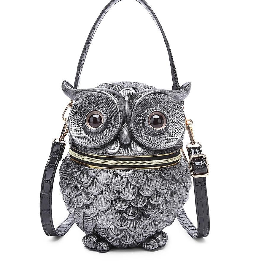 

Personality Bag Owl Shape Messenger Bag Fashion Handbag Shoulder Bag Handmade Embossed Women S Bag