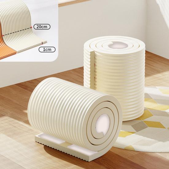 200x20CM Anti-Collision Foam Safety Strip Cuttable Self-Adhesive 1.2 CM Thick Baby Proofing Furniture Corner Desk Table Edge Protector Bumper Guard