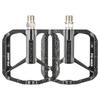 Aluminum Alloy Mountain Bike Pedals With Large Platform Triple Sealed Bearings PD-M60 Black