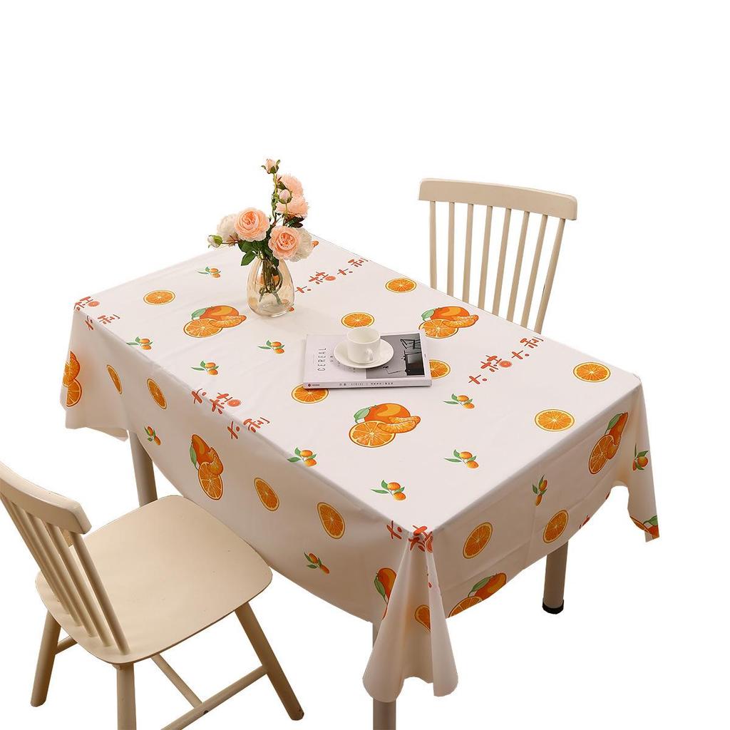 Waterproof & Stain-Resistant Plaid PEVA Tablecloth for Dining or Stall Use