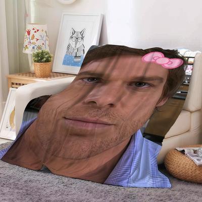 Série de TV de Terror D-Dexter Cobertor Para Sofá Escritório Cama Avião Viagem Dormir Ler Relaxar Acampamento Macio E Quente