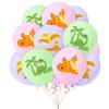 3D Rosa Dinosaurier Ballon Set Geburtstag Party Banner Kuchen Einsetzen Dinosaurier Ballon Party Dekoration Lieferungen
