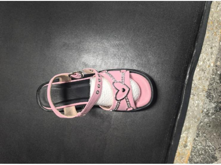 

2022 Босоножки Лолита на платформе и танкетке больших размеров с металлической цепочкой в виде сердца 40