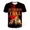 Nuevas Camisetas de Rock Jethro Tull Clásico Impresión 3D Para Hombres Mujeres Hip Hop Tendencia camiseta Y2k Top Estilo Callejero Oversize Ropa de Hombre