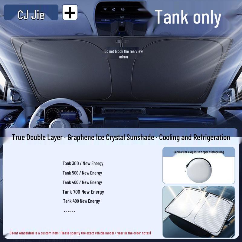 Car Windshield Sunshade Umbrella - Heat and Sun Blocker Visor Cover