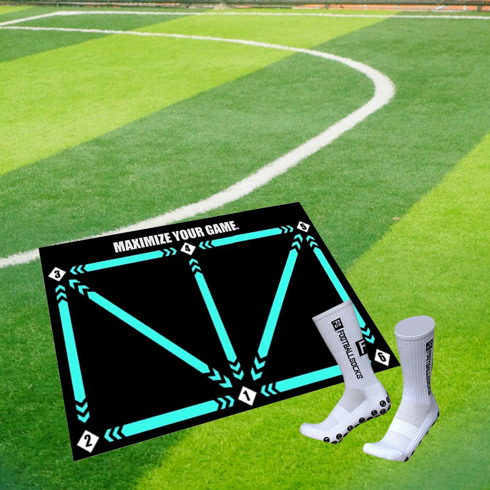 

Football Footstep Training Mat Football Doormat Corner Field Training Blanket