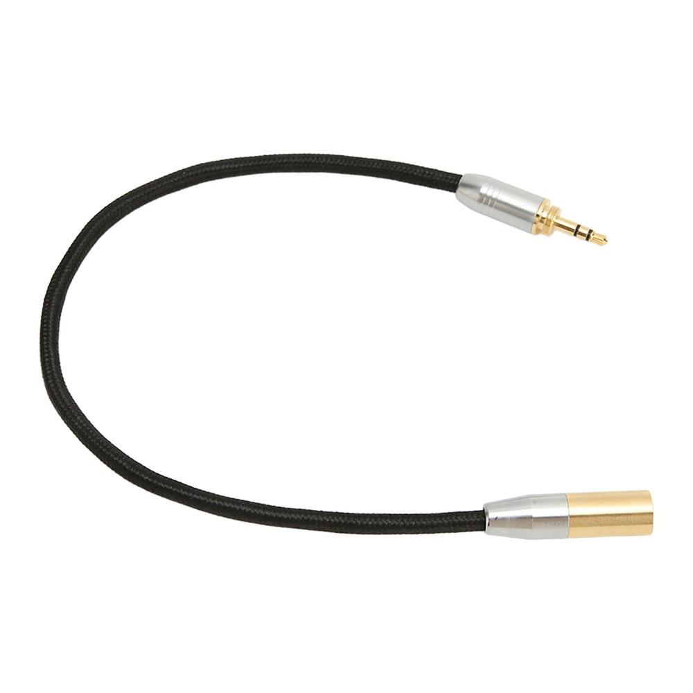 Gold Plated Professional Audio Cable Plug and Play 3.5mm to Mini XLR Adapter  Camera Audio