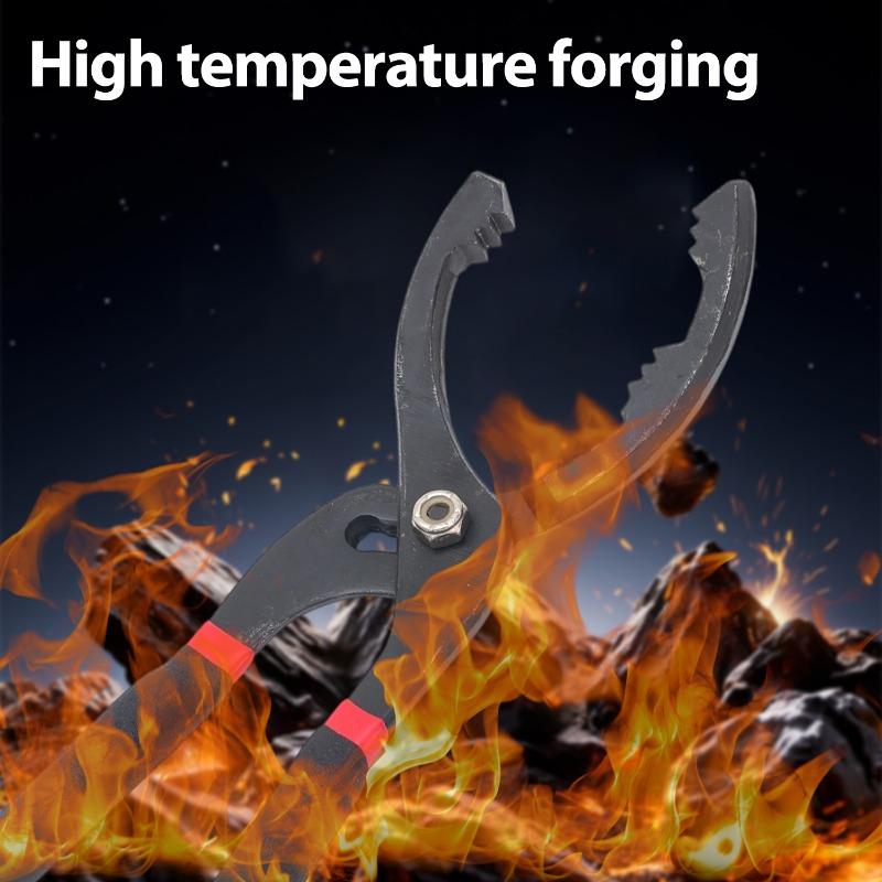 Oil Filter Pliers Clamp Type Wrench Oil Filter Remove Disassembly Tool Filter Element Wrench for Truck Car Repair 10/12 Inch