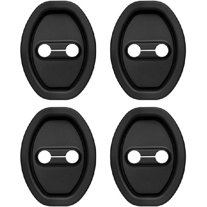 4PCS Upgraded Car Door Latch Guard Cover,Silicone Car Door Lock Cover For Car Door Protector And Noise Reduction,Universal Automotive Exterior