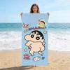 Shin-chan Japanese Animation Beach Towel Quick-drying Suitable for Yoga Gym Pool Beach Summer Funny Gift for Friends And Family