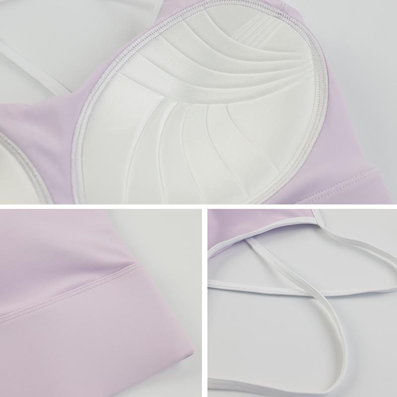 Женский спортивный бюстгальтер весна-лето в двух тонах — фото 3