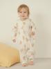 Gelato Pique Baby Long Sleeve Romper PBCO259087 BEG 80