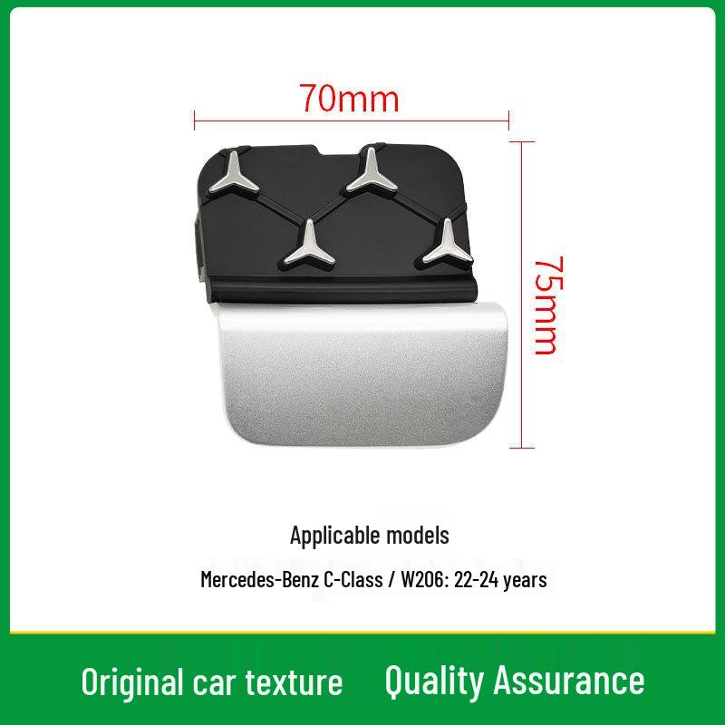 Mercedes-Benz C-Class W206 Front Bumper Star Pattern Tow Hook Cover 2068850402