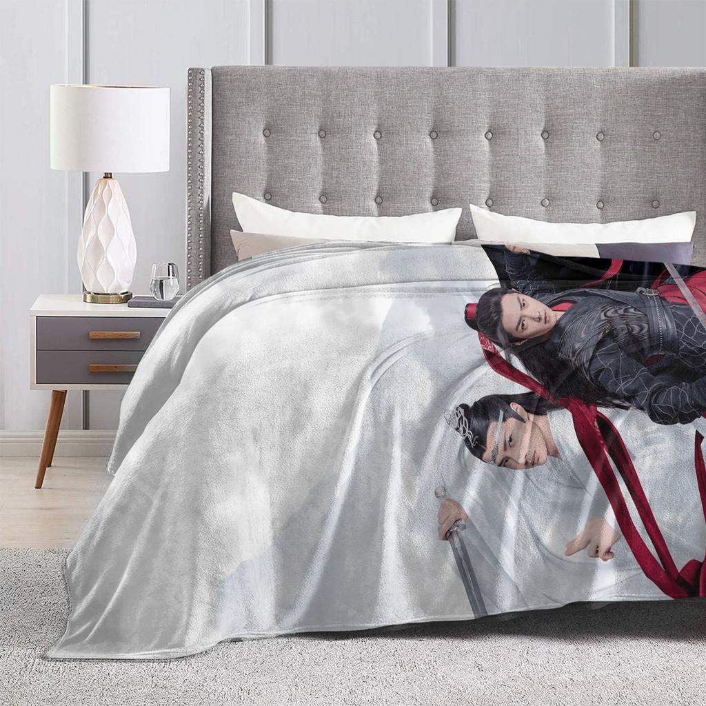 W-Wang Yibo Super Soft Blankets Kids Adult Plush Throw Blanket Funny Couch Chair Flannel Bedspread Sofa Bed Cover
