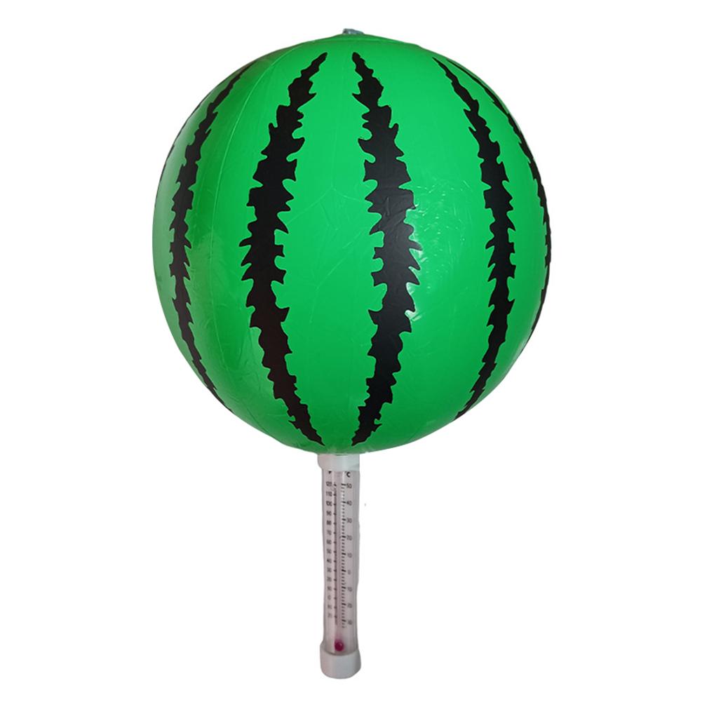 (Watermelon) Swimming Pool Thermometer PVC Pool Temperature Thermometer for Ice Bath Tub Fishbowl Pond Hot Tub for Swimming Pool China Mainland