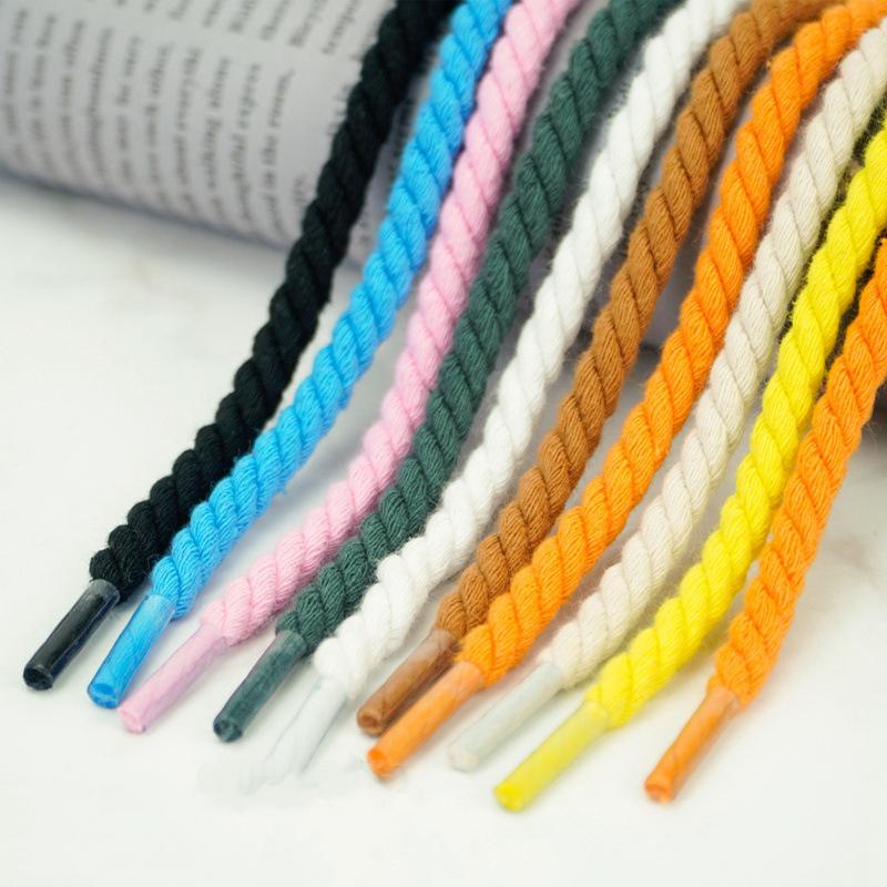 1Pair/3Pair Precision-woven High-quality Shoelace 0.6cm Wide Durable Round Shoelaces Suitable for A Variety of Shoes