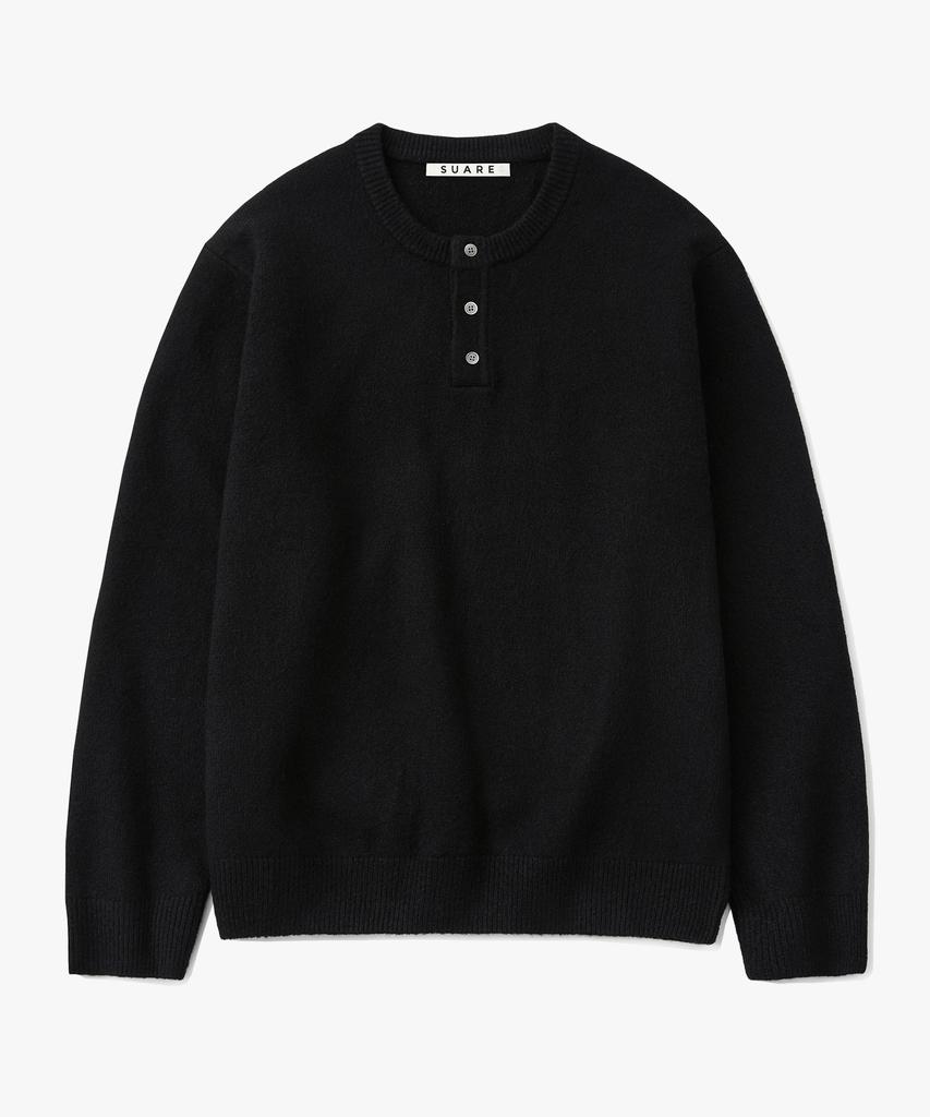 SUARE Daily Henley Neck Knit - 5 Colors