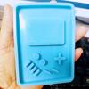 Square Silicone Epoxy Resin Mould Keychain Mold Resin Casting Epoxy Quicksand Silicone Molds for Pendant Jewelry Crafts
