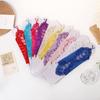 Satin Embroidery Hollow Out Beaded Gloves For Wedding Dresses Sequins Fingerless Wedding Accessories Elegant Bridal Gloves