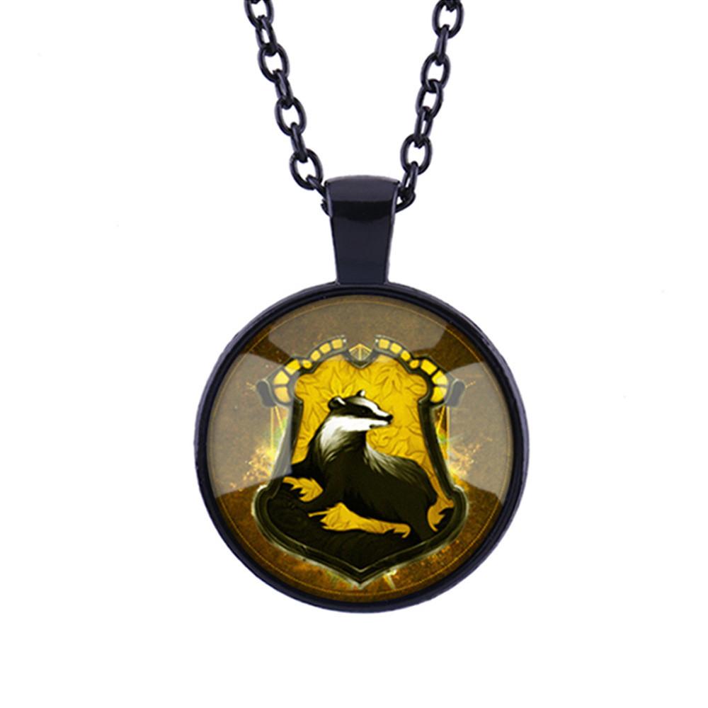 Vintage Harry Potter Gryffindor Schools Badge Pendant Locket Decor Necklace