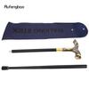 Gold Schwarz Fließende Linien Adler Luxus Mode Cosplay Stock Party Dekorativer Stock Eleganter Krummstabknauf Gehstock 92cm