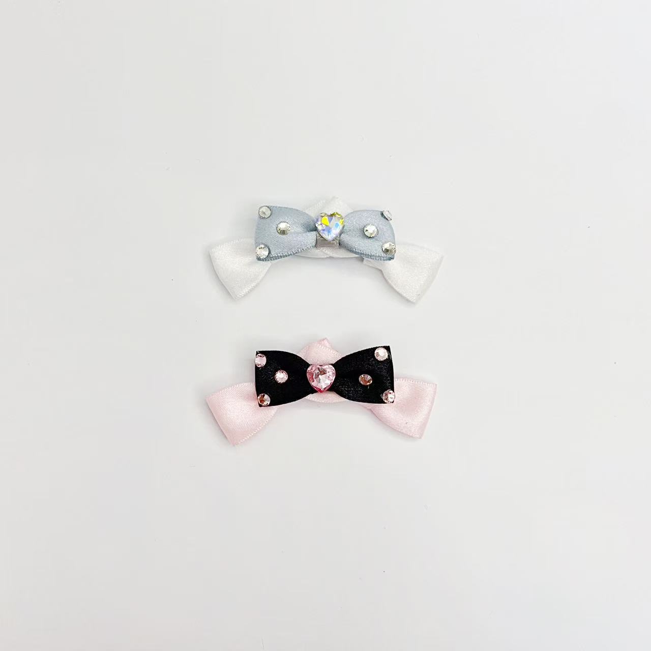 

Pet BB clip princess style cute Yorkshire, Marjorie, Stedi, hair clip, cat, dog accessories, accessories M 2.8cm розовый