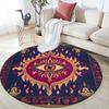 Symmetrical Patterns,Round Area Rug,Carpet Rug for Living Room Bedroom Sofa Playroom Decor,Non-slip Floor Mat