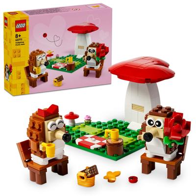 LEGO Hedgehog Picnic Toy Birthday Present Block Animals Creatures 40711