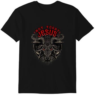 Heute nicht Jesus T-Shirt Lustiges Satanisches Atheisten T-Shirt Klassisches T-Shirt